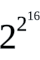 2^2^16